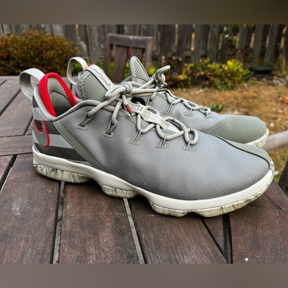 Nike Lwbron XIV 14 Low Military, great condition. Size 12.5 - Picture 3 of 8